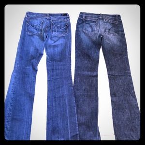 Lot of Joes and Citizens Jeans